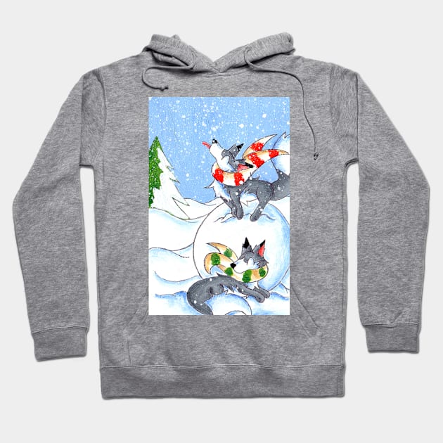 A Break for Snowflakes Hoodie by KristenOKeefeArt